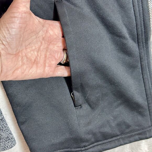 Spyder Jacket Womens M Black Cara Hoodie Full Zip Pockets Thermal Knit Outdoors - Picture 4 of 9